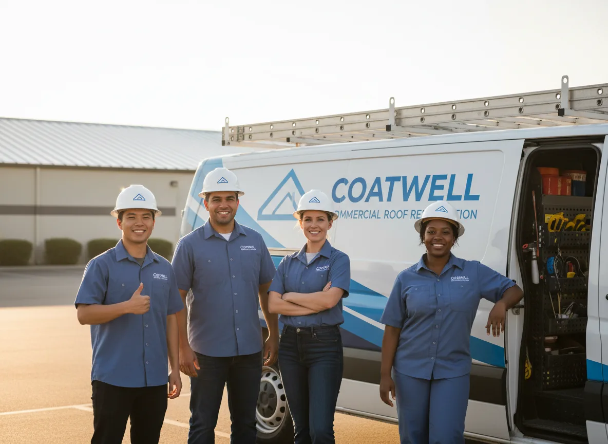 Commercial roof coating company in Riley, KS